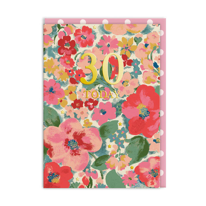 Cath Kidston 30 Today Birthday Card