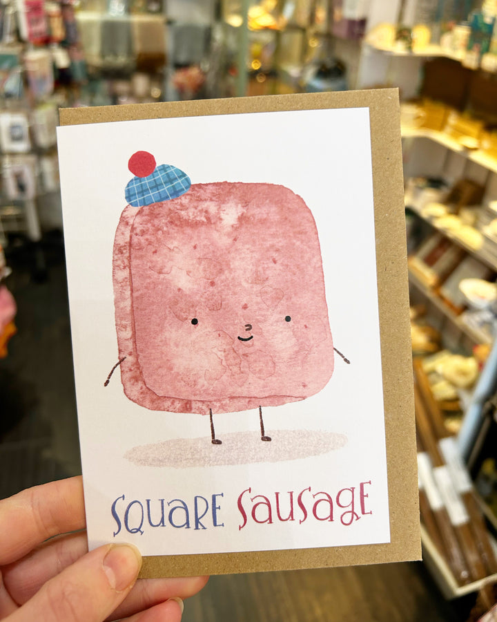 Square Sausage Scottish Card