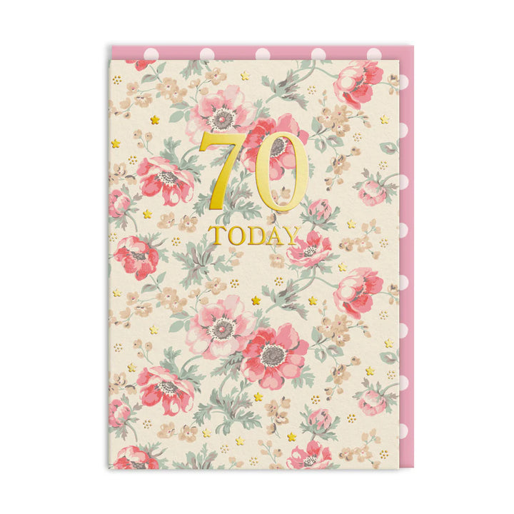 Cath Kidston 70 Today Birthday Card