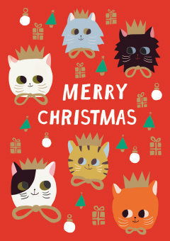 Cutie Cats Christmas Card