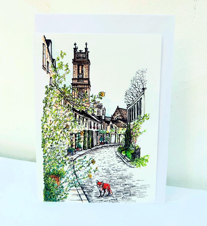 Circus Lane Edinburgh Card