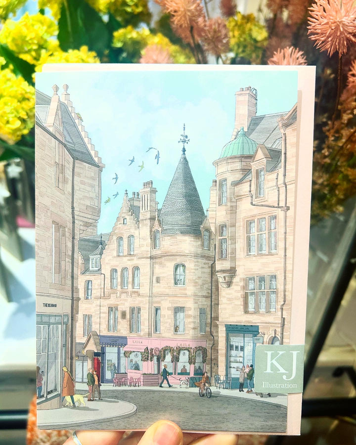 Cockburn Street Edinburgh Greeting Card