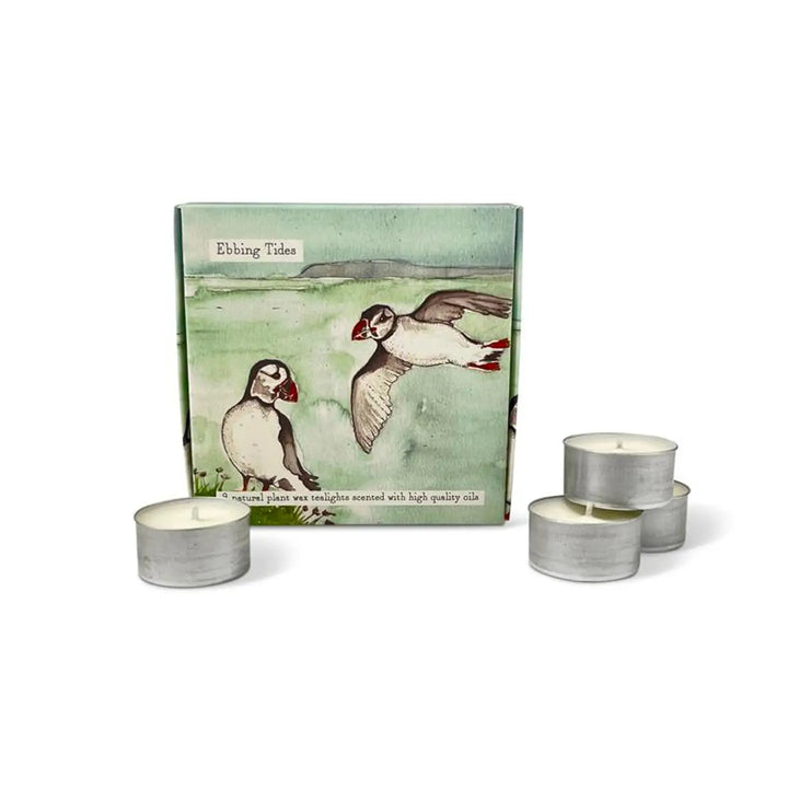 Ebbing Tides Puffins  - Box of 9 Tealights