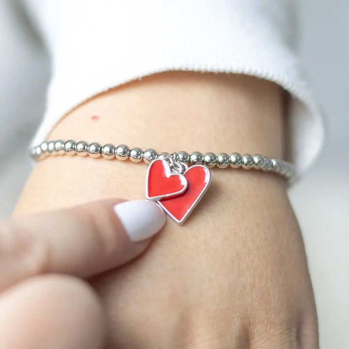 All You Need Is Love Heart Charm Bracelet