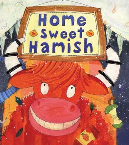 HOME SWEET HAMISH HIGHLAND COW PAPERBACK BOOK