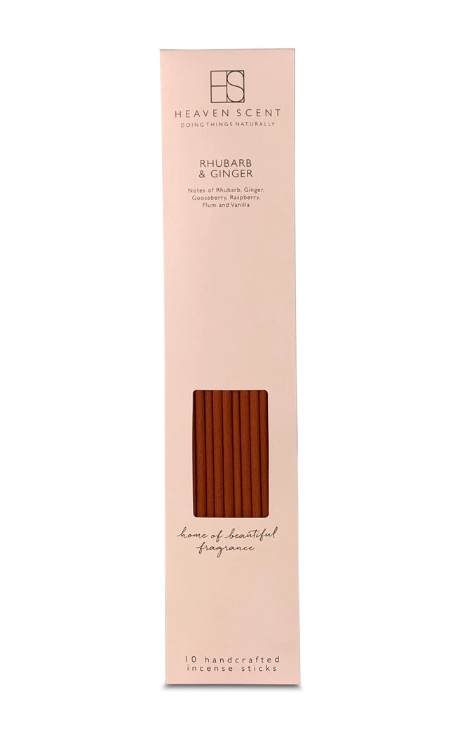 10 Rhubarb Ginger Incense Sticks