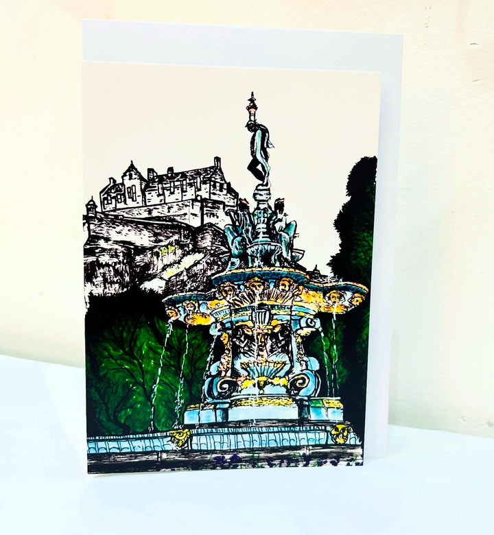 Ross Fountain Edinburgh Card