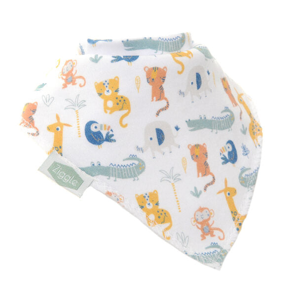 Savanna Animals Baby Dribble Bib