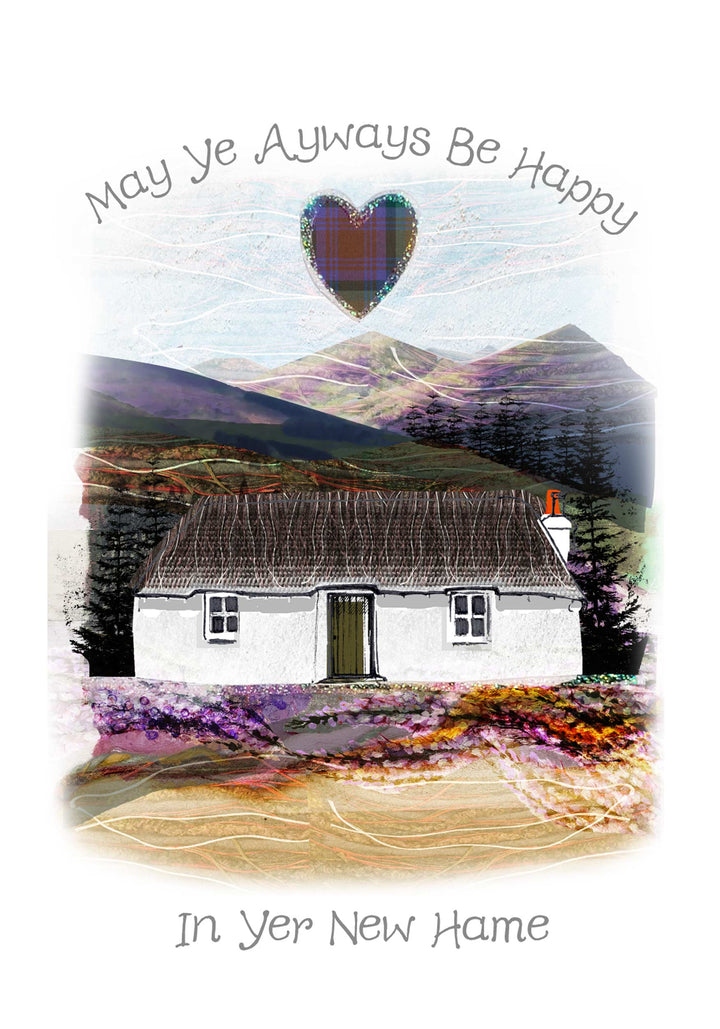 SCOTTISH NEW HOME COTTAGE CARD