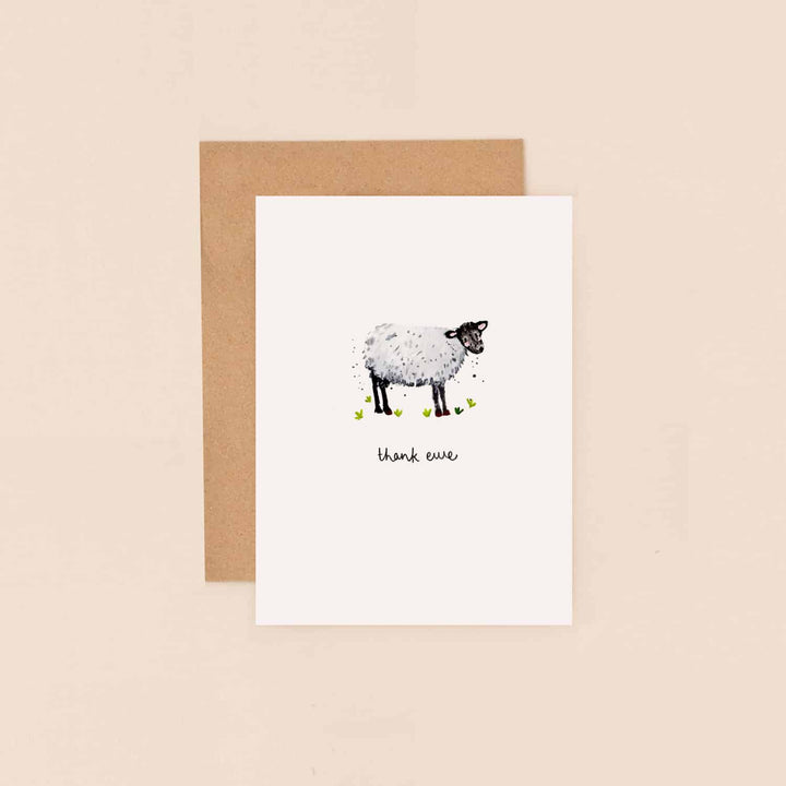 Thank Ewe Sheep Mini Card