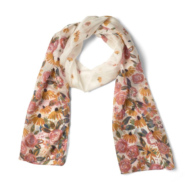 Printed Silk Scarf – Wells Natural