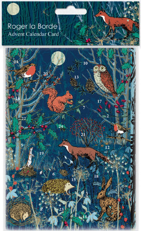 Winters Tale Animals Advent Christmas Card