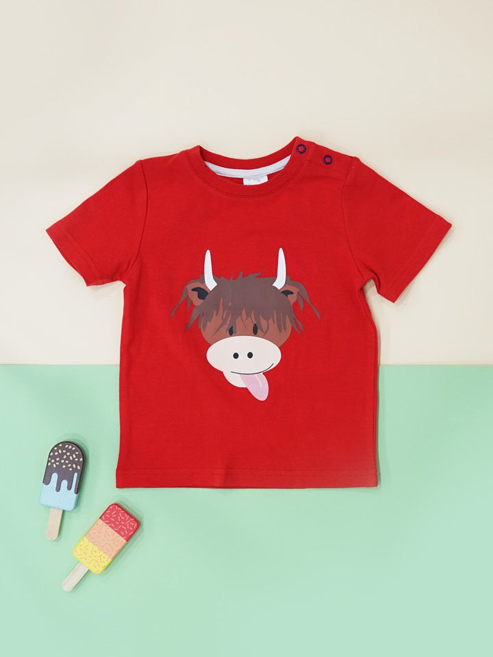 Blade & Rose Highland Cow Baby T-Shirt