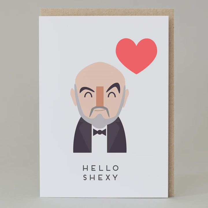 ‘Hello Shexy’ Funny Scottish Sean Connery Card