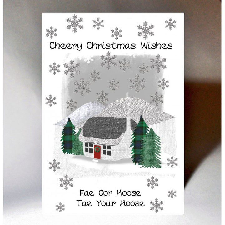 Cheery Christmas Wishes Fae Oor Hoose to Your Hoose card