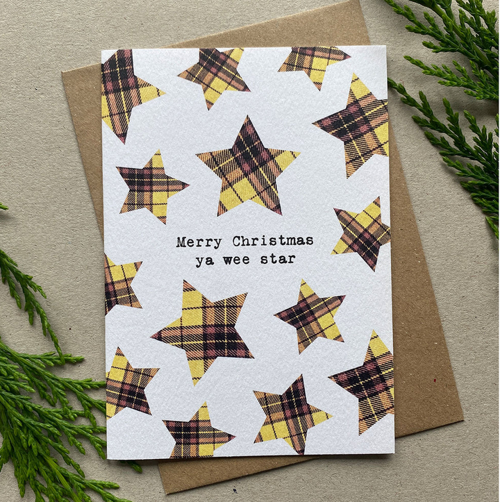 Merry Christmas Ya Wee Star Card