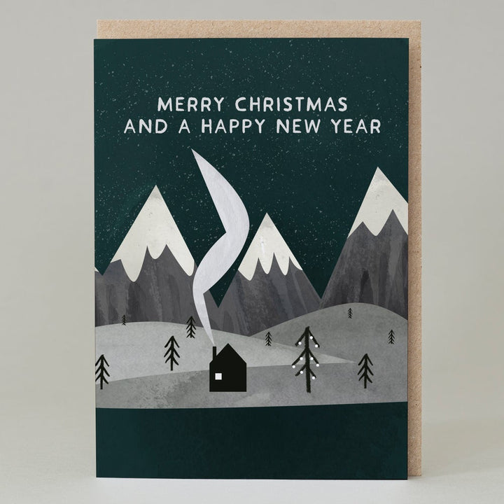 Merry Christmas Scottish Mountains Christmas Card