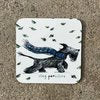 Stay Pawsitive Scottie Coaster